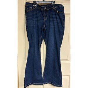 Torrid Luxe Slim Boot Super Stretch Blue Denim Jeans Women's Size 16R